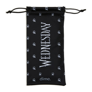 wednesday x dime optics sunglasses pouch