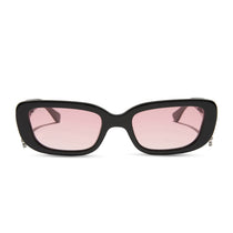 CHER - BLACK + PINK GRADIENT SUNGLASSES