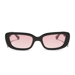 CHER - BLACK + PINK GRADIENT SUNGLASSES