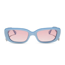 CHER - LIGHT BLUE + PINK GRADIENT SUNGLASSES