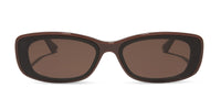 swatch for agoura - mocha + brown sunglasses
