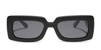 swatch for culver - matte black + grey polarized sunglasses