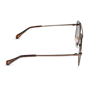 encino - chocolate brown + brown gradient polarized sunglasses