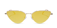 swatch for fairfax - gold + gold mirror sunglasses