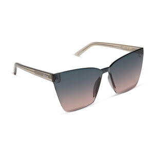 glendale - crystal cool grey + orchid gradient sunglasses