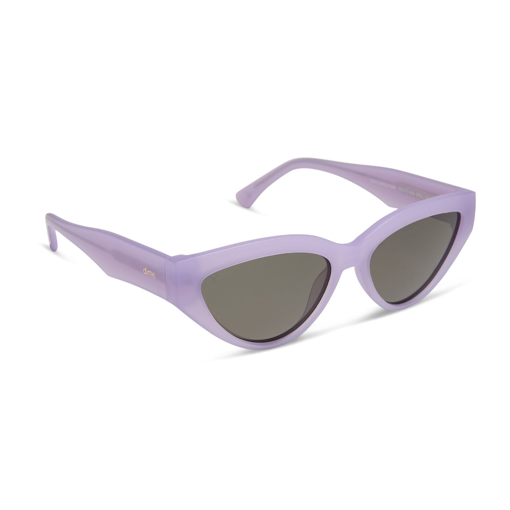 les do makeup last call sunglasses lavender fog + grey polarized