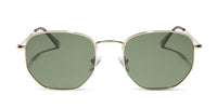 swatch for roxbury - gold + g15 polarized sunglasses