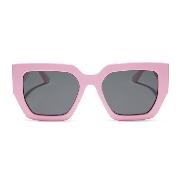 she's a 10 - babygirl pink + grey polarized sunglasses