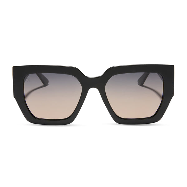 she's a 10 - matte black + dusk polarized sunglasses