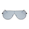 Color swatch for tarzana - brushed gold + brown gradient polarized sunglasses