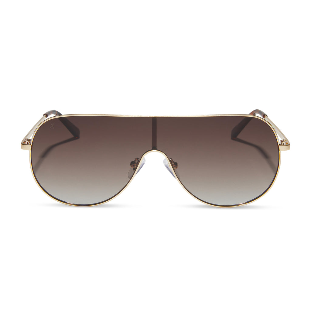 Daphne Polarized Sunglasses - Green/Gold main image 1
