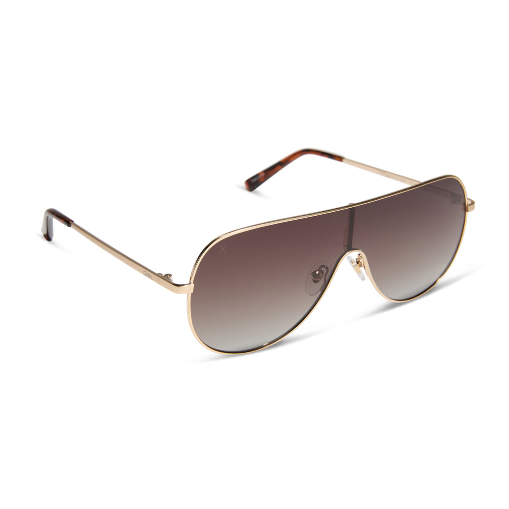 Daphne Polarized Sunglasses - Green/Gold