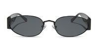 swatch for vine - black + grey polarized sunglasses