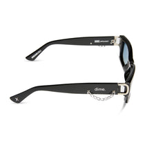 mean girls x dime optics janis cold shiny hard plasticon punky blue gradient polarized sunglasses side view