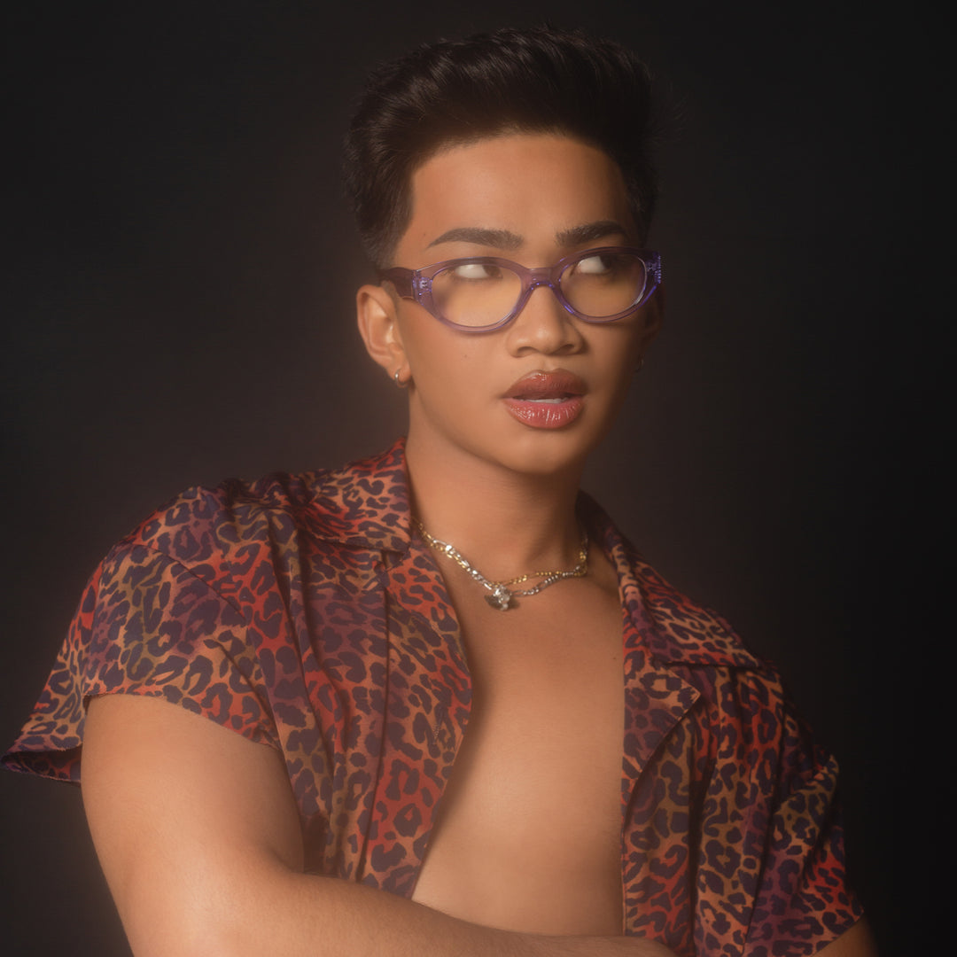 444 electric blue + blue light dime optics Dime Optics