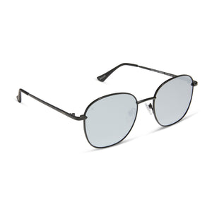 avalon - matte black + grey mirror sunglasses