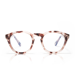 larchmont - tortoise + blue light front