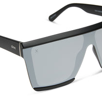 unlocked - matte black + grey mirror detail