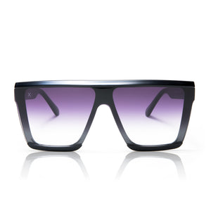 unlocked - black + grey sharp gradient front