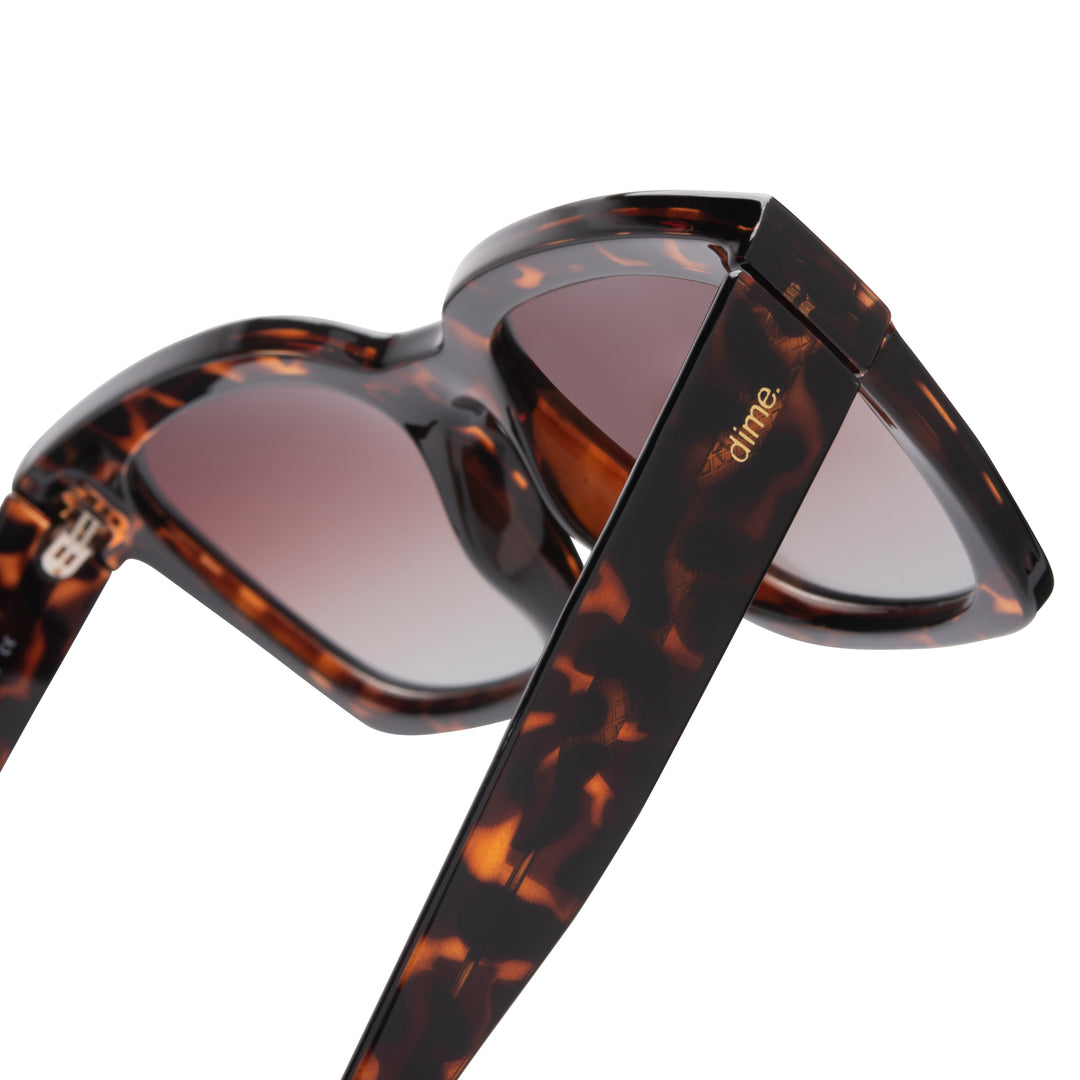 anonymous - tortoise + brown gradient sunglasses | dime optics – Dime ...