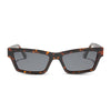 Color swatch for laurel - tortoise + solid grey sunglasses