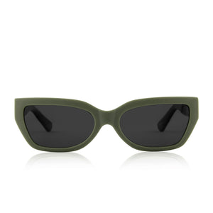 fiancé - matte olive sunglasses